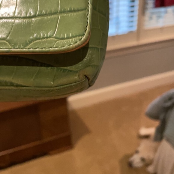 Leather lime green Kate Spade lizard purse - Picture 12 of 14